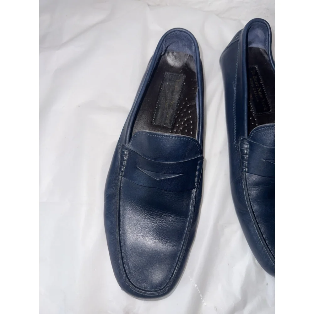 To Boot New York Palo Alto Driving Shoes leather Navy Loafers Men’s 10.5